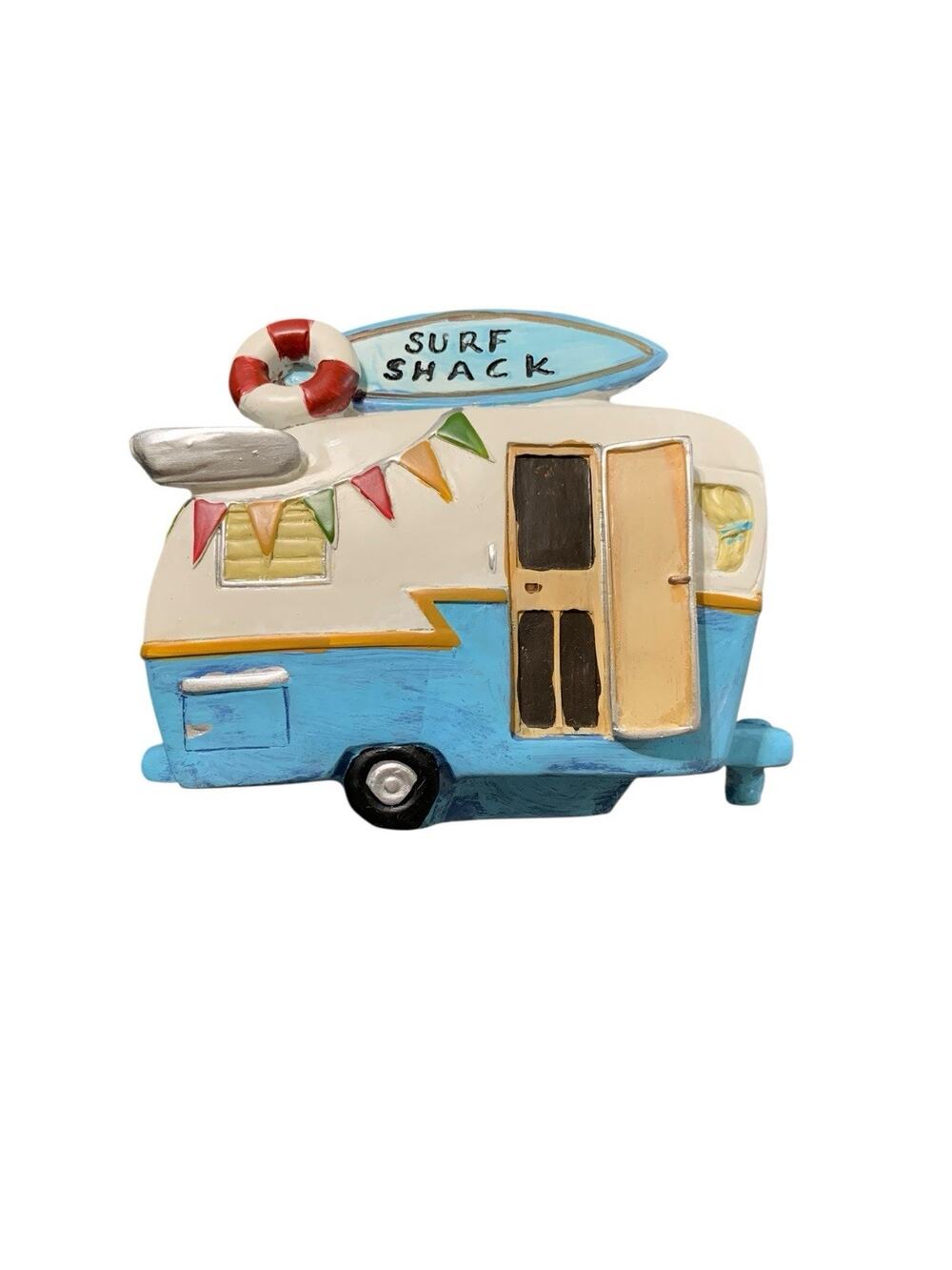 Surf Shack Camper 1pc MI 55874 Miniature Fairy Garden Beach Tropical
